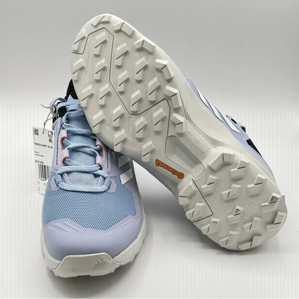 Women’s Adidas Hiking Shoes Size 10 Terrex Swift R3 Blue Dawn HQ1058 New - Picture 5 of 9